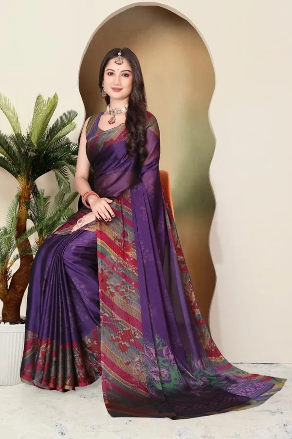 Gulab_Kali_Purple_Chiffon_Printed_Chiffon_Saree_For_Women