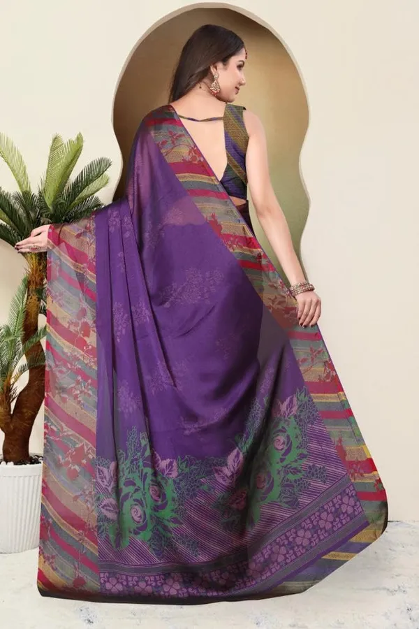 Gulab_Kali_Purple_Chiffon_Printed_Chiffon_Saree_For_Women