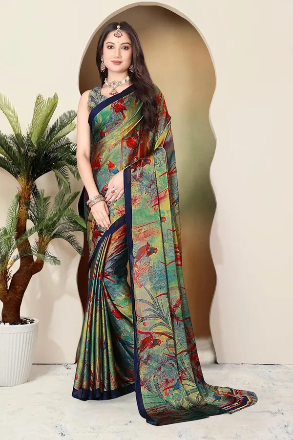 Multi_Mirchi_Chiffon_Printed_Chiffon_Saree_For_Women
