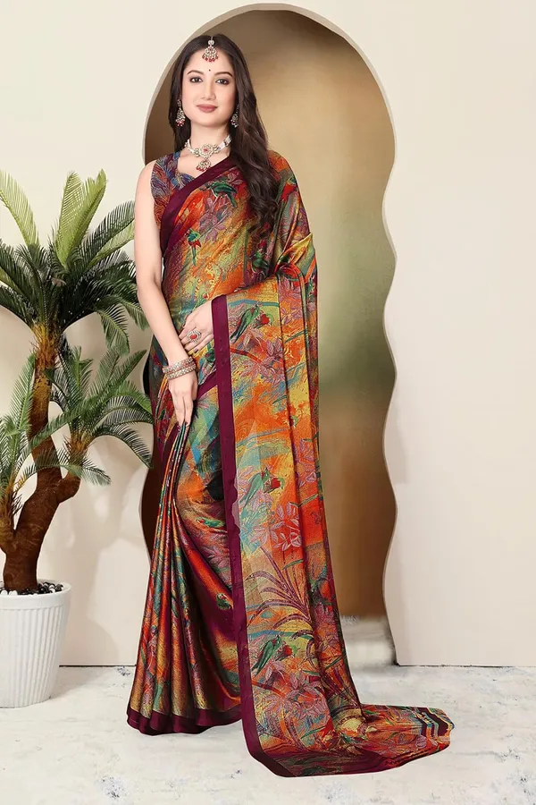 Orange_Mirchi_Chiffon_Printed_Chiffon_Saree_For_Women