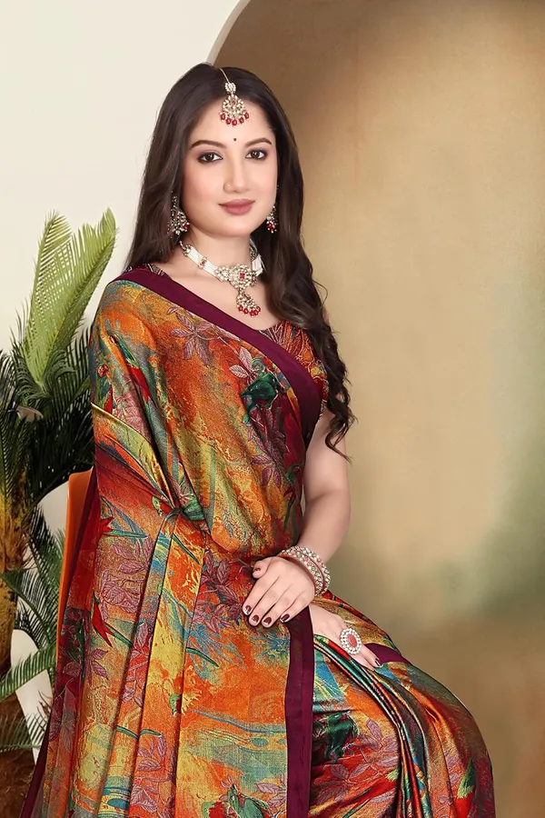 Orange_Mirchi_Chiffon_Printed_Chiffon_Saree_For_Women