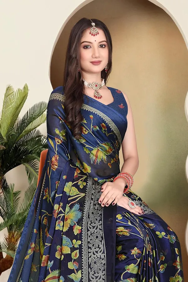 Navy_Blue_Chiffon_Zari_Chiffon_Saree_For_Women
