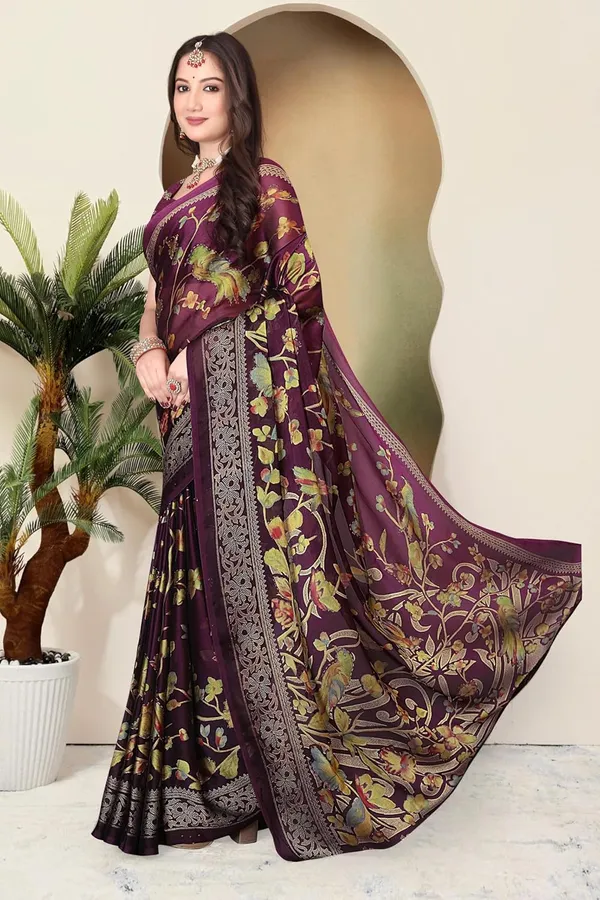 Dark_Purple_Chiffon_Zari_Chiffon_Saree_For_Women