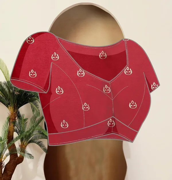 Maroon_Chiffon_Zari_Chiffon_Saree_For_Women