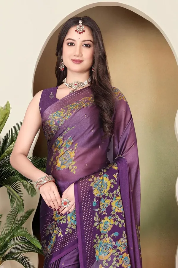 Purple_Chiffon_Zari_Chiffon_Saree_For_Women