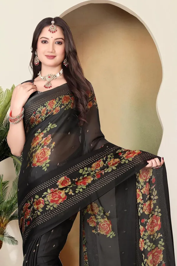 Black_Chiffon_Zari_Chiffon_Saree_For_Women