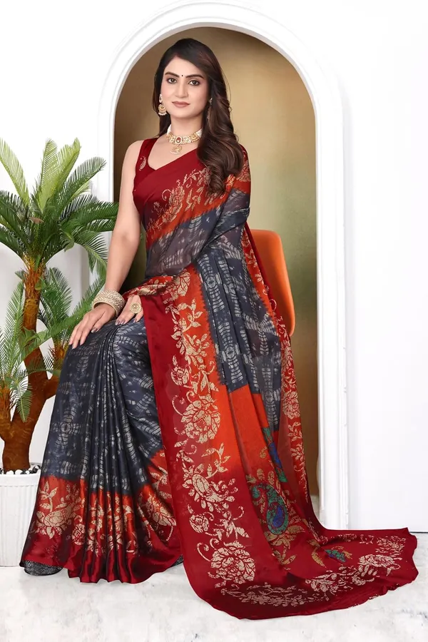 Grey_Phanka_Georgette_Chiffon_Georgette_Saree_For_Women
