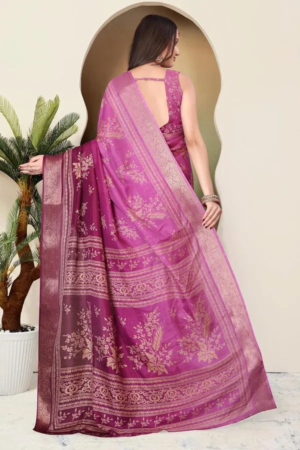 Pink_Silk_Blend_Printed_Dola_Silk_Saree_For_Women