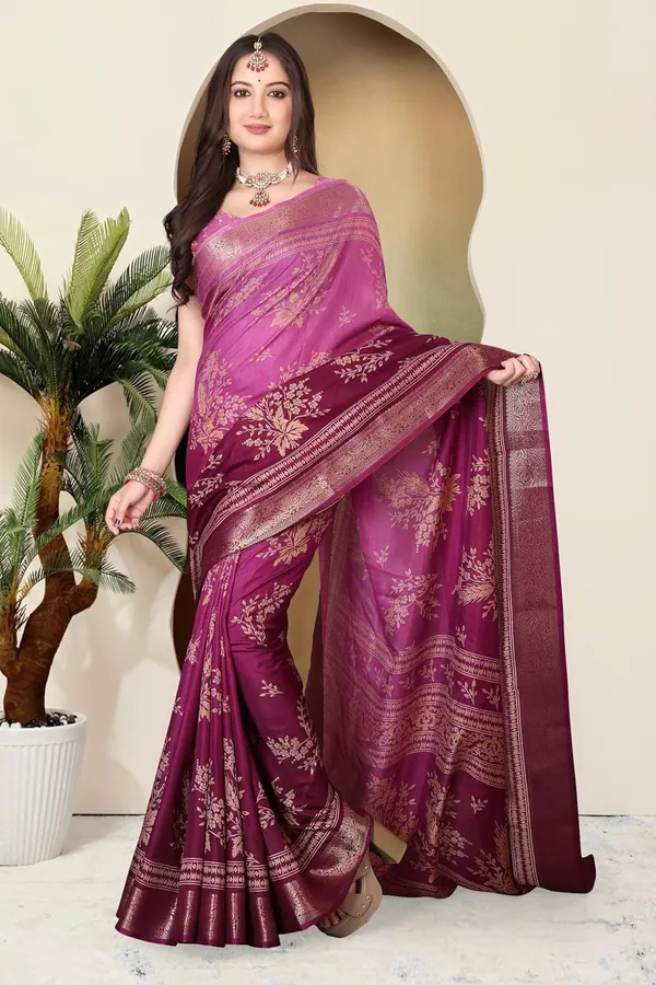 Pink_Silk_Blend_Printed_Dola_Silk_Saree_For_Women