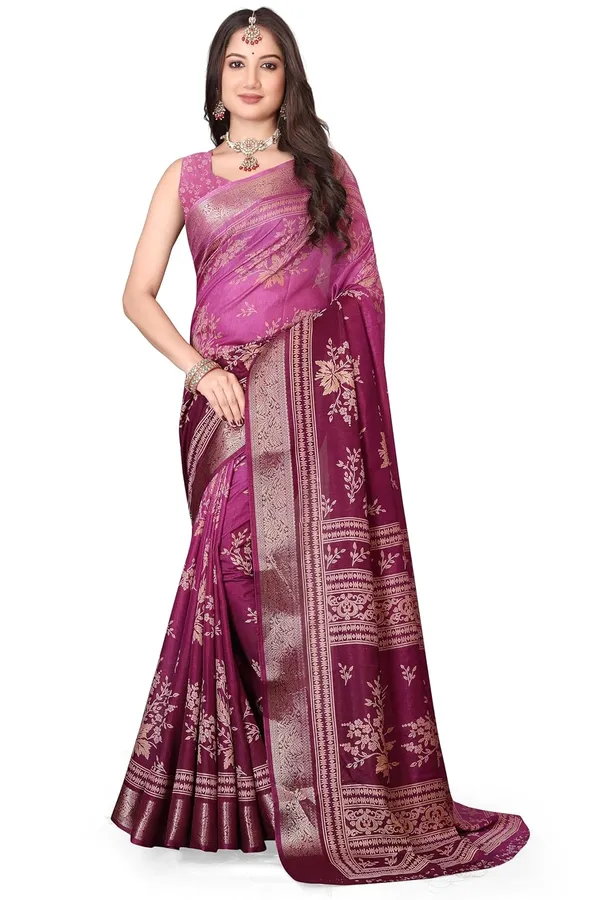 Pink_Silk_Blend_Printed_Dola_Silk_Saree_For_Women