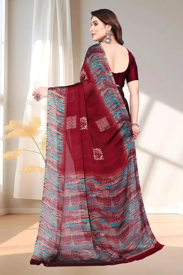 Maroon_Polyester_Printed_Chiffon_Saree_For_Women