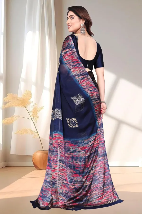 Dark_Blue_Polyester_Zari_Chiffon_Saree_For_Women
