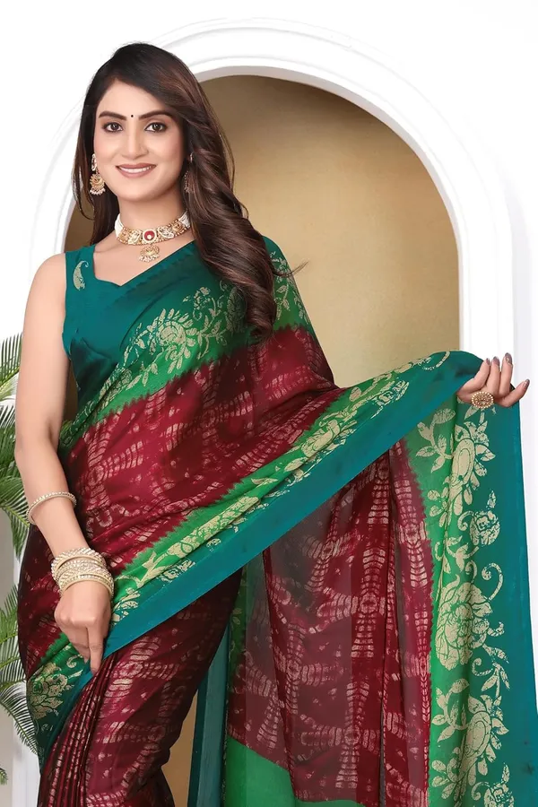 Maroon_Fankha_Georgette_Chiffon_Georgette_Saree_For_Women
