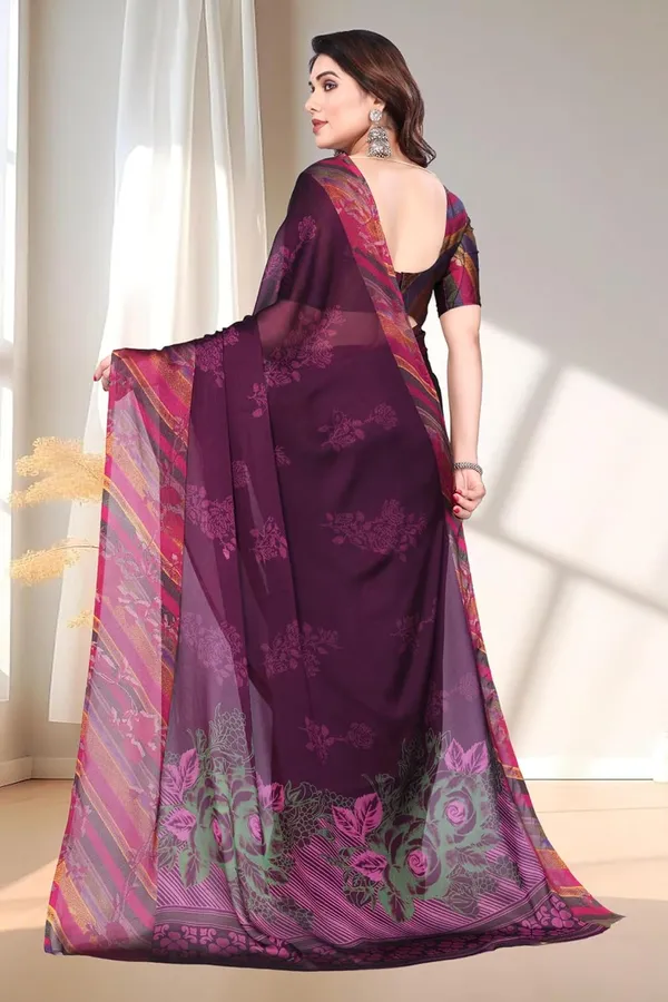 Purple_Polyester_Printed_Chiffon_Saree_For_Women