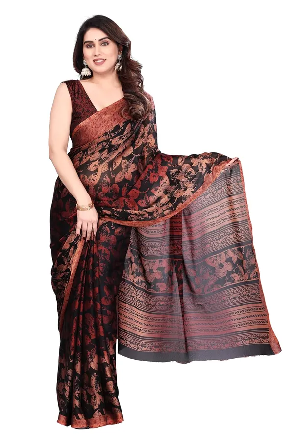 Maroon_Chiffon_Printed_Chiffon_Saree_For_Women