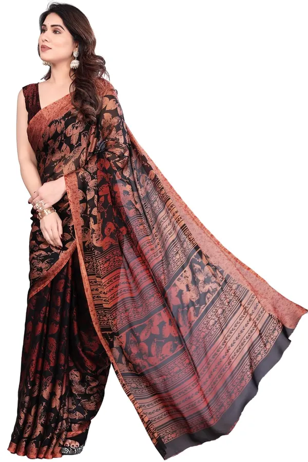 Maroon_Polyester_Chiffon_Georgette_Saree_For_Women