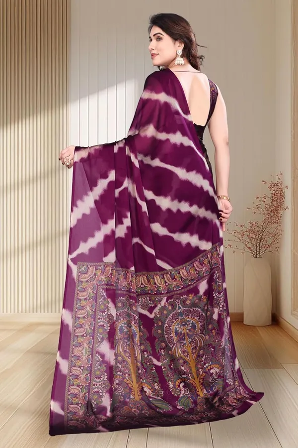 Purple_Polyester_Chiffon_Georgette_Saree_For_Women