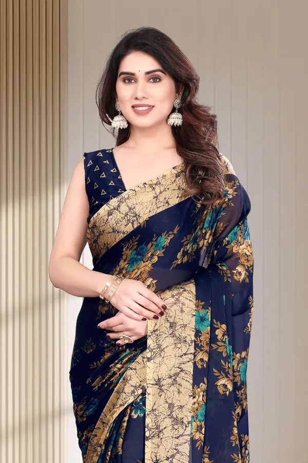Dark_Blue_Polyester_Bandhani_Dola_Silk_Saree_For_Women