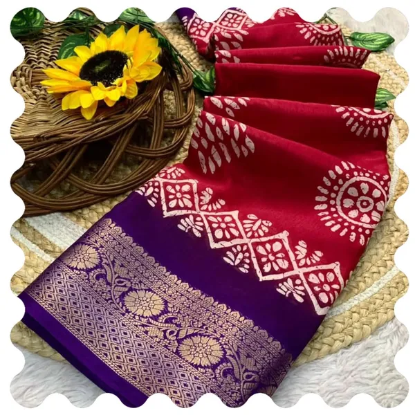 Pink_Polyester_Bandhani_Dola_Silk_Saree_For_Women