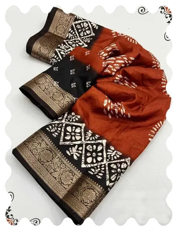 Brown_Silk_Bandhani_Dola_Silk_Saree_For_Women
