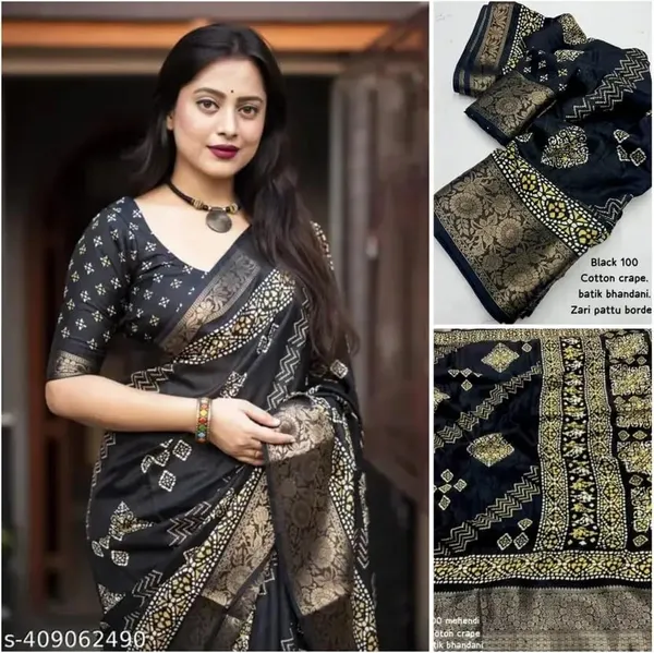Black_Silk_Bandhani_Dola_Silk_Saree_For_Women