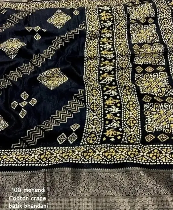 Black_Silk_Bandhani_Dola_Silk_Saree_For_Women