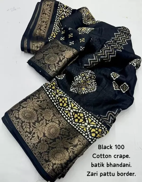 Black_Silk_Zari_Chiffon_Saree_For_Women