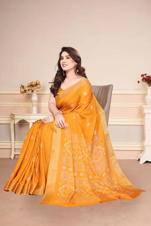Mustard_Yellow_Silk_Banarasi_Silk_Saree_For_Women