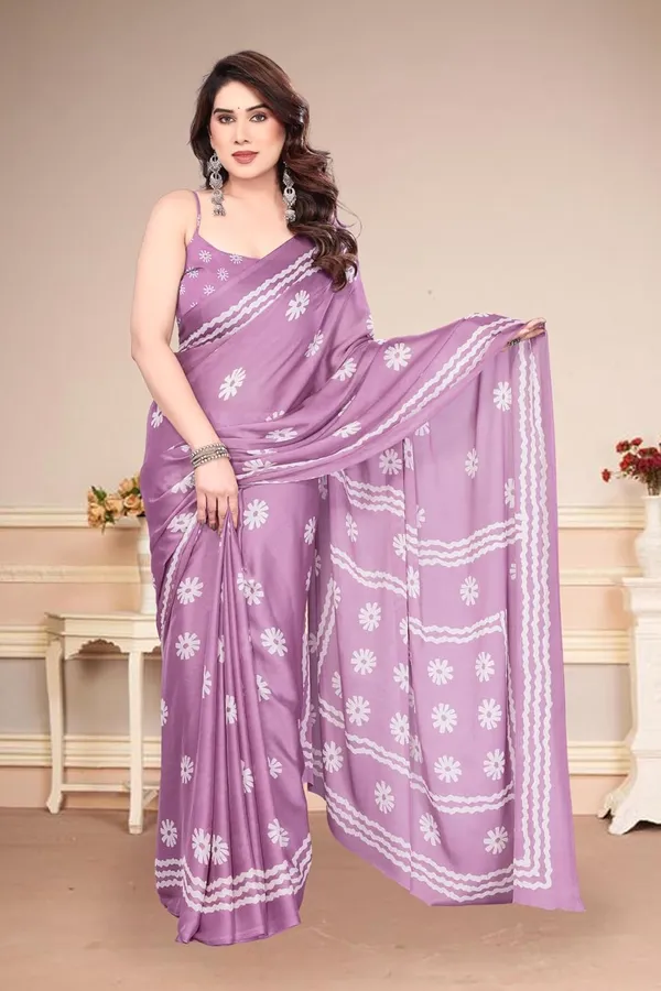 Pink_Polyester_Plain_Chiffon_Saree_For_Women