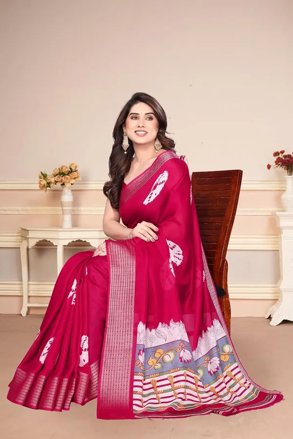 Pink_Silk_Bandhani_Marshmallow_Saree_For_Women