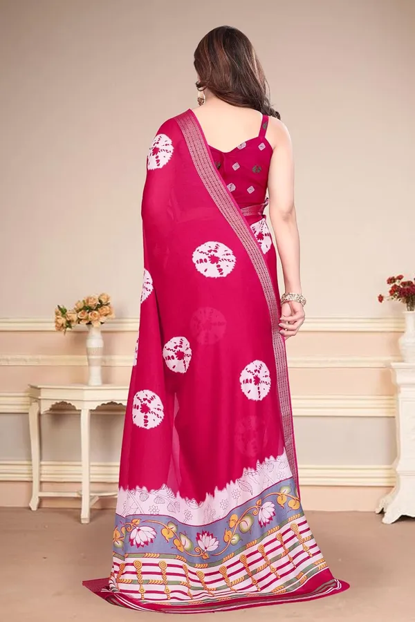 Pink_Silk_Bandhani_Marshmallow_Saree_For_Women