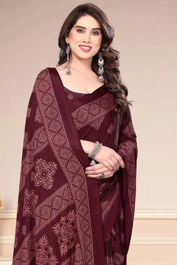 Maroon_Polyester_Printed_Chiffon_Saree_For_Women