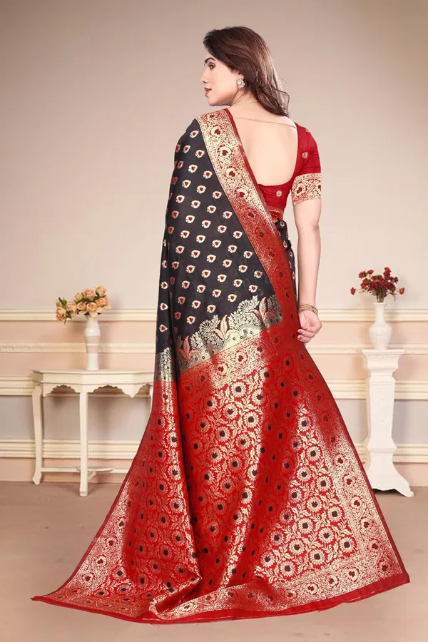 Black_Silk_Banarasi_Silk_Saree_For_Women