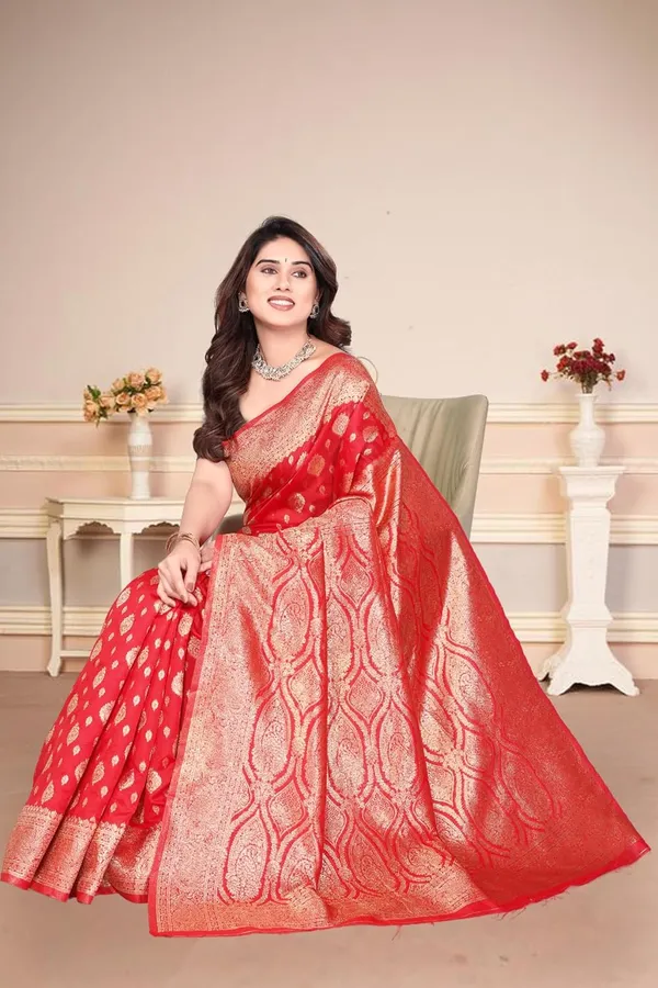 Red_Silk_Banarasi_Silk_Saree_For_Women