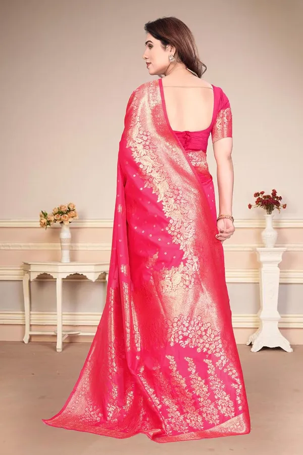 Pink_Silk_Banarasi_Silk_Saree_For_Women