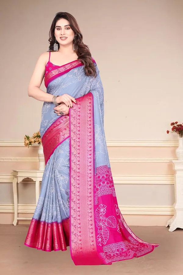Grey_Pink_Art_Silk_Dola_Silk_Saree_For_Women