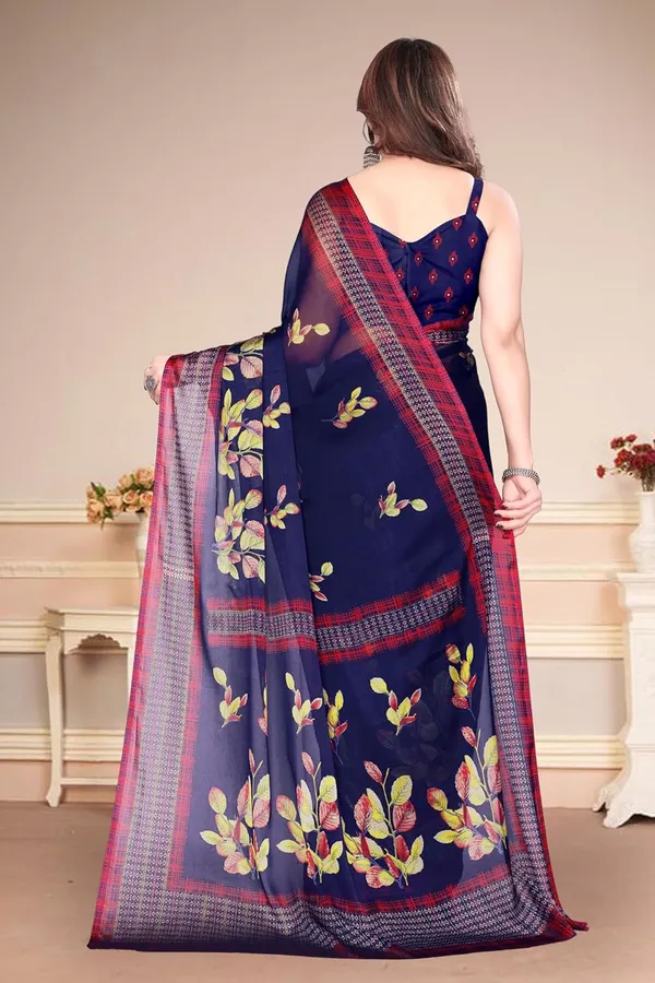 Navy_Polyester_Printed_Chiffon_Saree_For_Women