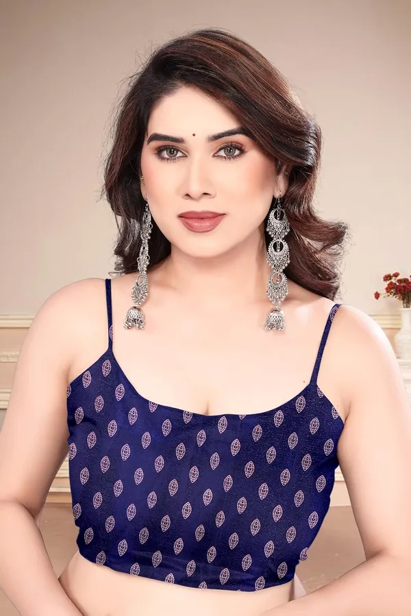 Navy_Blue_Polyester_Printed_Chiffon_Saree_For_Women