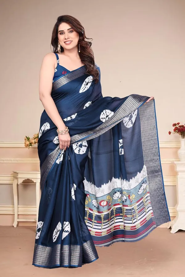 Navy_Blue_Silk_Bandhani_Dola_Silk_Saree_For_Women