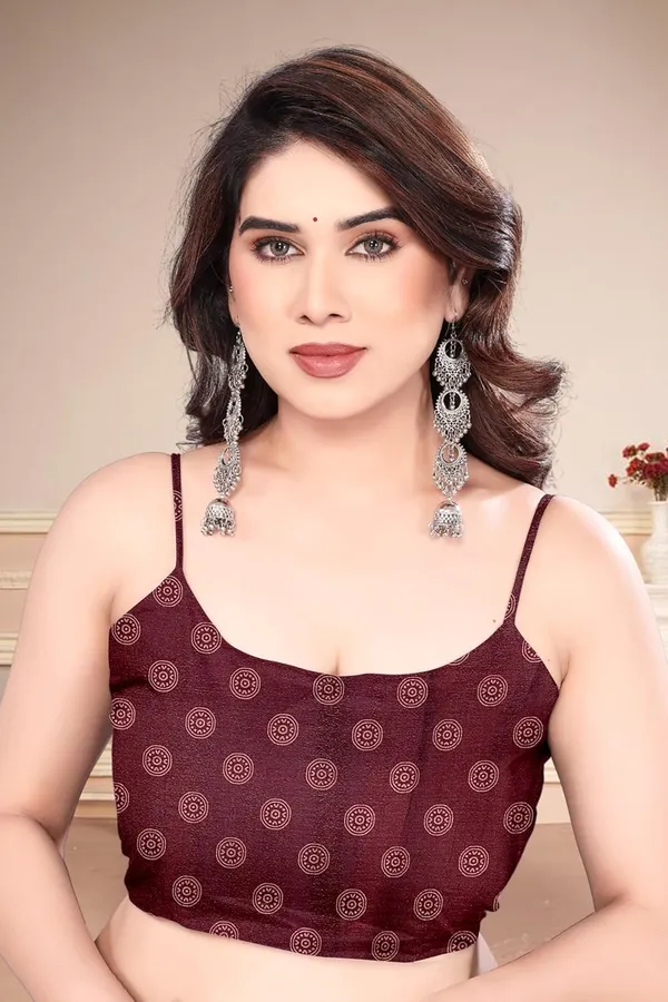 Maroon_Polyester_Printed_Chiffon_Saree_For_Women