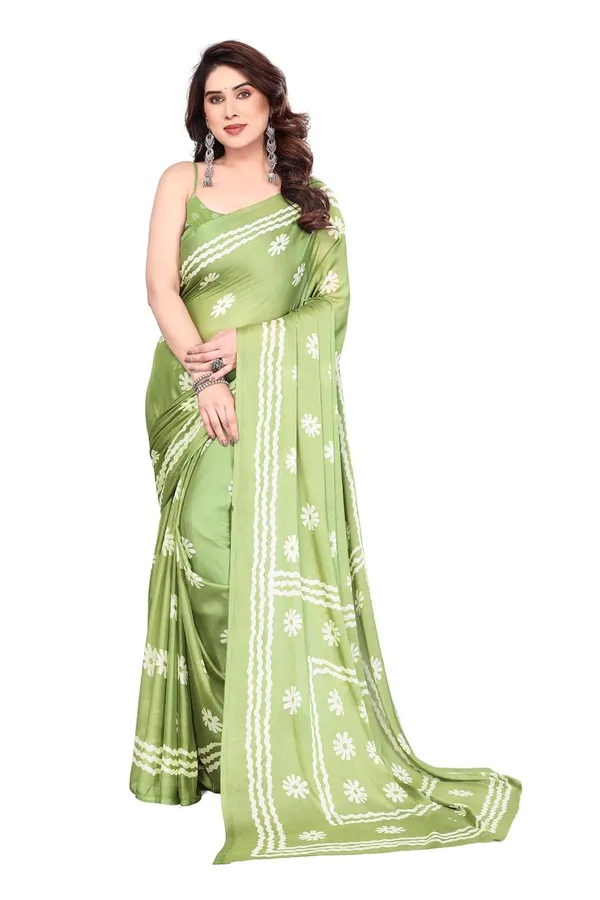 Parrot_Green_Polyester_Printed_Chiffon_Saree_For_Women