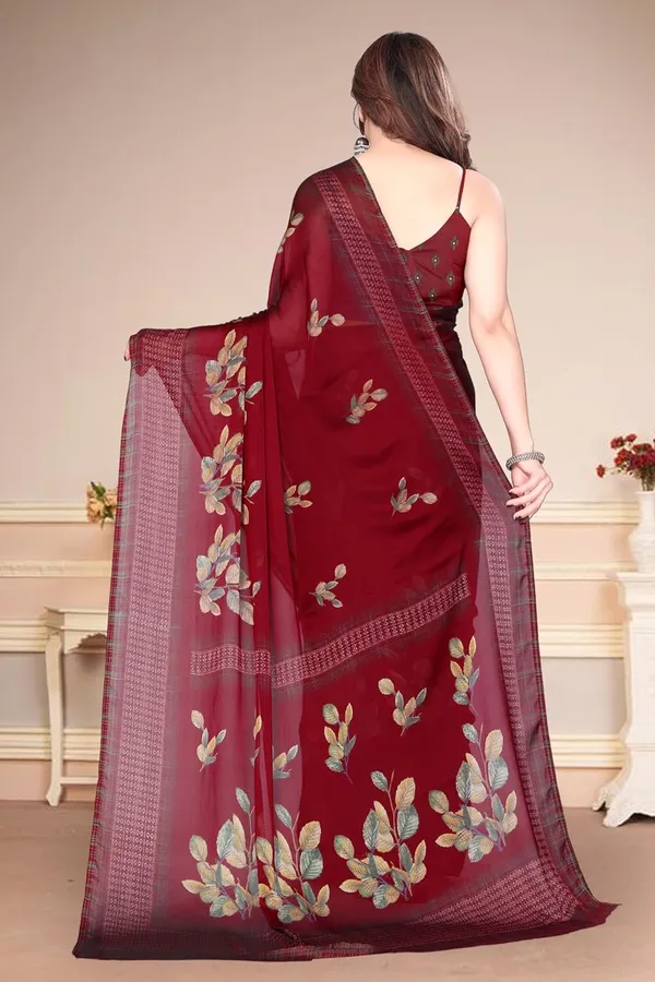 Maroon_Polyester_Printed_Chiffon_Saree_For_Women