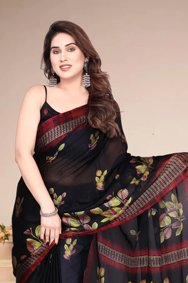 Black_Polyester_Printed_Chiffon_Saree_For_Women