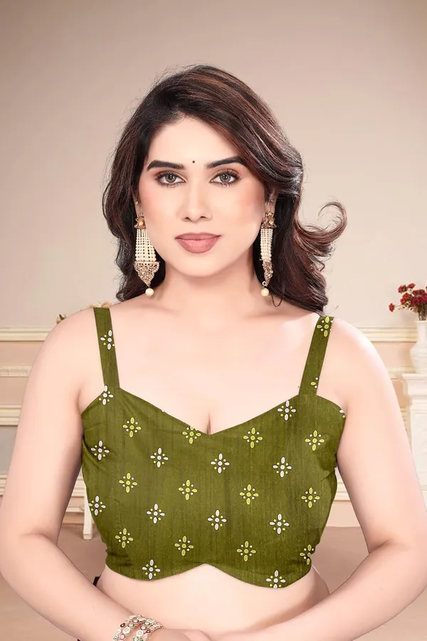 Mehendi_Silk_Printed_Dola_Silk_Saree_For_Women
