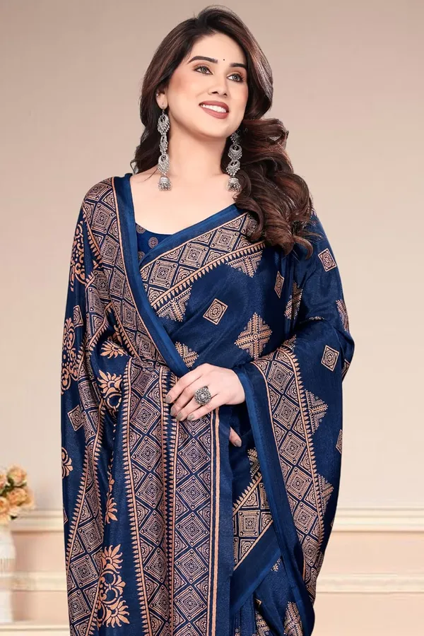 Navy_Blue_Polyester_Printed_Chiffon_Saree_For_Women