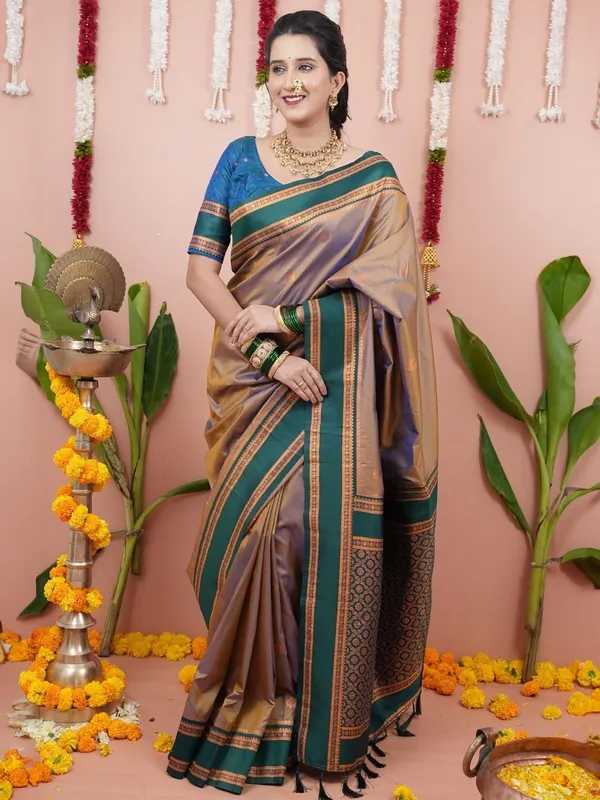 Beige_Silk_Paithani_Silk_Saree_For_Women