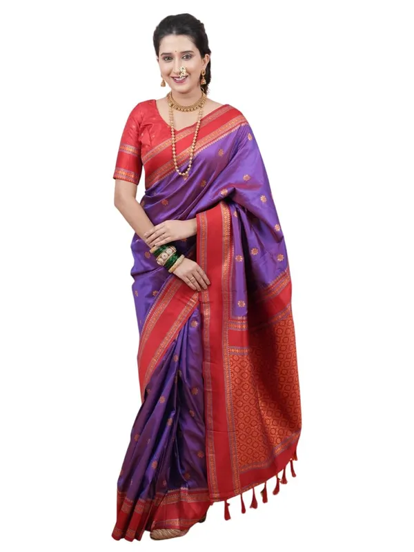 Purple_Silk_Paithani_Silk_Saree_For_Women