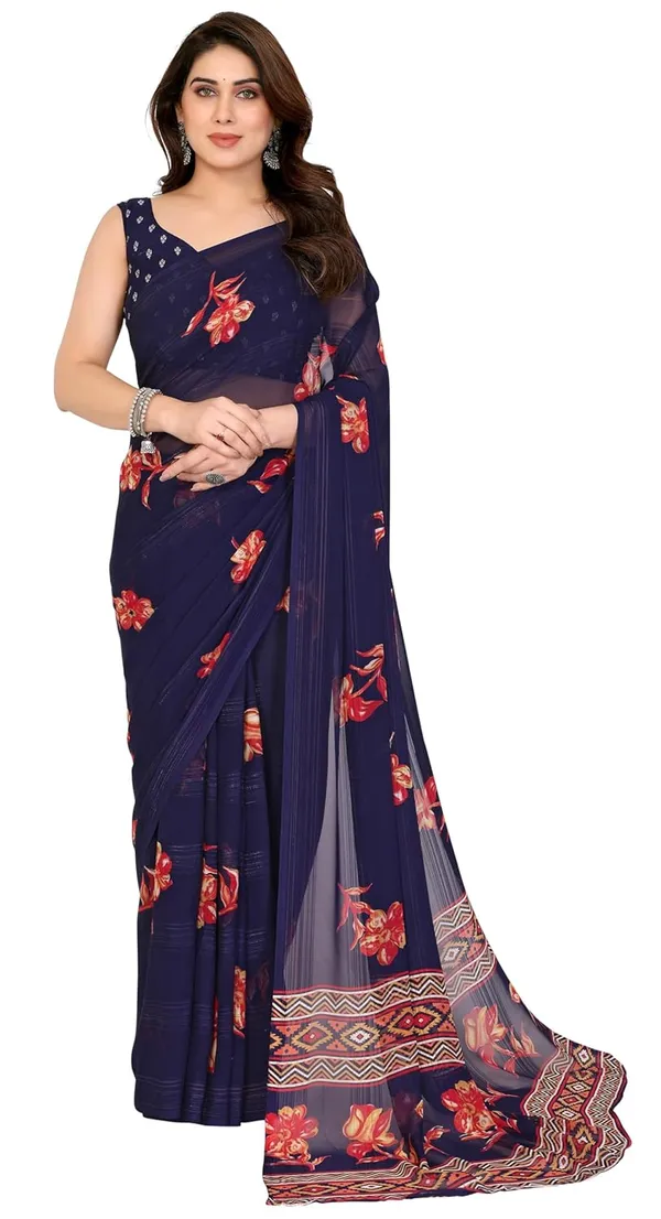 Navy_Blue_Polyester_Zari_Chiffon_Saree_For_Women