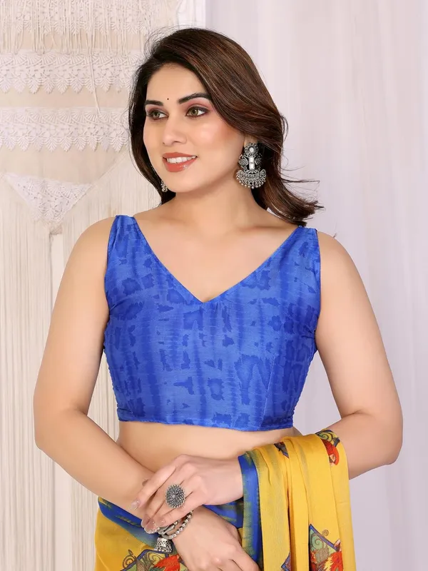 Yellow_Polyester_Bandhani_Dola_Silk_Saree_For_Women