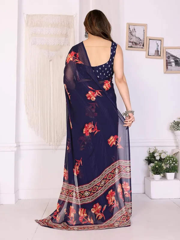 Navy_Polyester_Zari_Chiffon_Saree_For_Women